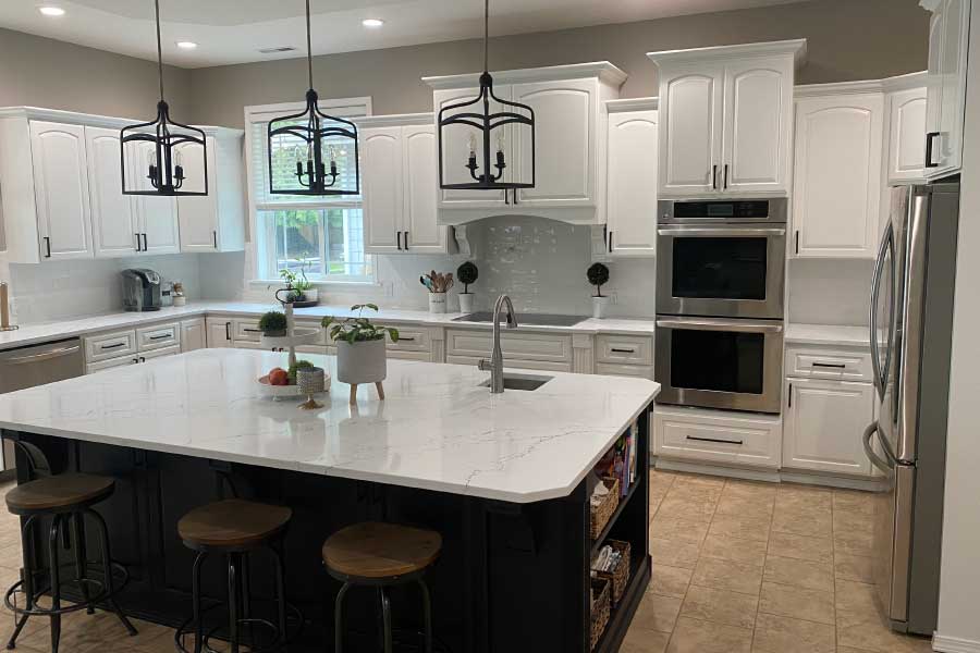 Kitchen design mockup